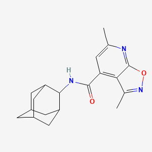 N-(2-ADAMANTYL)-3,6-DIMETHYLISOXAZOLO[5,4-B]PYRIDINE-4-CARBOXAMIDE