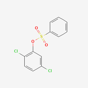 molecular formula C12H8Cl2O3S B4591624 2,5-dichlorophenyl benzenesulfonate 