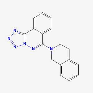 2-{[1,2,3,4]TETRAZOLO[5,1-A]PHTHALAZIN-6-YL}-1,2,3,4-TETRAHYDROISOQUINOLINE