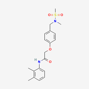 N-(2,3-dimethylphenyl)-2-(4-{[methyl(methylsulfonyl)amino]methyl}phenoxy)acetamide