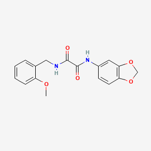 N-1,3-benzodioxol-5-yl-N'-(2-methoxybenzyl)ethanediamide