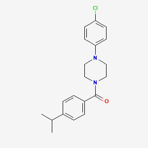 [4-(4-CHLOROPHENYL)PIPERAZINO](4-ISOPROPYLPHENYL)METHANONE