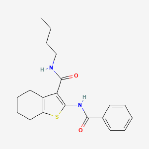 2-benzamido-N-butyl-4,5,6,7-tetrahydro-1-benzothiophene-3-carboxamide