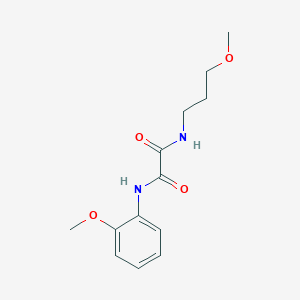 molecular formula C13H18N2O4 B4591923 N-(2-甲氧基苯基)-N'-(3-甲氧基丙基)乙二酰胺 