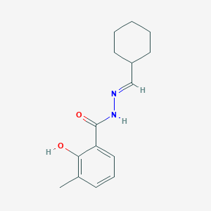 N'-(cyclohexylmethylene)-2-hydroxy-3-methylbenzohydrazide