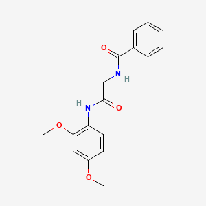 N-{2-[(2,4-dimethoxyphenyl)amino]-2-oxoethyl}benzamide