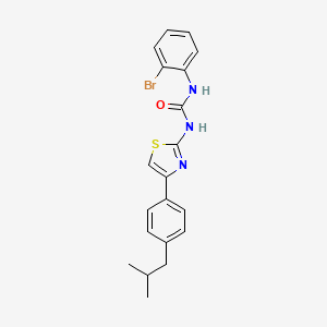 N-(2-bromophenyl)-N'-[4-(4-isobutylphenyl)-1,3-thiazol-2-yl]urea