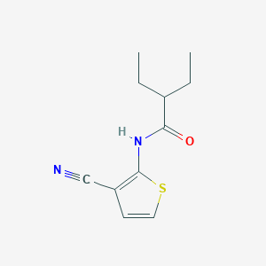 N-(3-cyanothiophen-2-yl)-2-ethylbutanamide