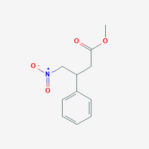 molecular formula C11H13NO4 B045921 4-硝基-3-苯基丁酸甲酯 CAS No. 34687-03-1