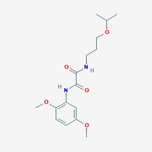 molecular formula C16H24N2O5 B4592146 N-(2,5-二甲氧基苯基)-N'-(3-异丙氧基丙基)乙二酰胺 