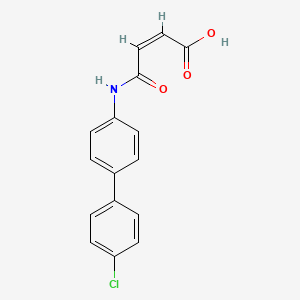 (Z)-4-[4-(4-chlorophenyl)anilino]-4-oxobut-2-enoic acid