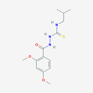 2-(2,4-dimethoxybenzoyl)-N-isobutylhydrazinecarbothioamide