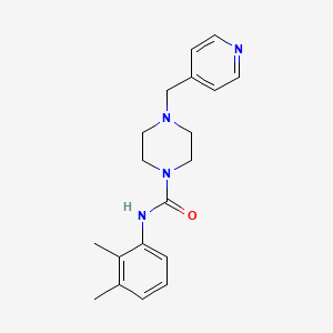 molecular formula C19H24N4O B4592401 N-(2,3-dimethylphenyl)-4-(4-pyridinylmethyl)-1-piperazinecarboxamide 