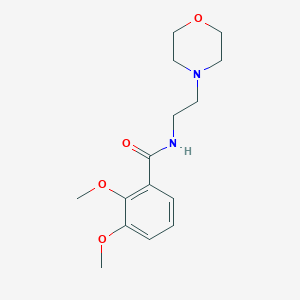 2,3-dimethoxy-N-[2-(4-morpholinyl)ethyl]benzamide