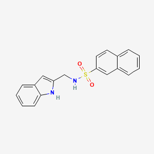 N-(1H-indol-2-ylmethyl)-2-naphthalenesulfonamide