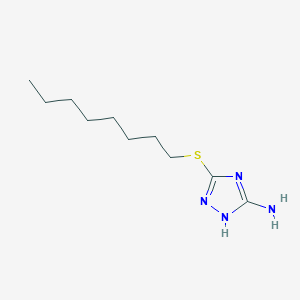 molecular formula C10H20N4S B4592495 3-(octylthio)-1H-1,2,4-triazol-5-amine 