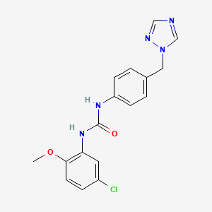 molecular formula C17H16ClN5O2 B4592498 ZINC09875266 