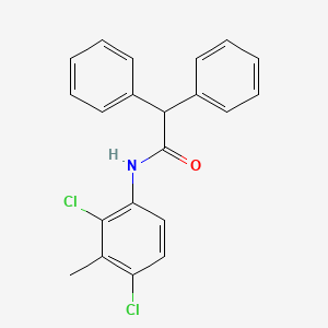 molecular formula C21H17Cl2NO B4592676 N-(2,4-二氯-3-甲基苯基)-2,2-二苯基乙酰胺 