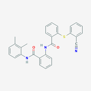 2-[(2-cyanophenyl)thio]-N-(2-{[(2,3-dimethylphenyl)amino]carbonyl}phenyl)benzamide