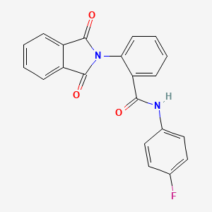 2-(1,3-dioxoisoindol-2-yl)-N-(4-fluorophenyl)benzamide