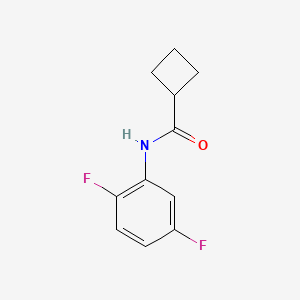 molecular formula C11H11F2NO B4592721 N-(2,5-difluorophenyl)cyclobutanecarboxamide 