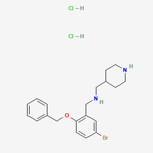 [2-(benzyloxy)-5-bromobenzyl](4-piperidinylmethyl)amine dihydrochloride