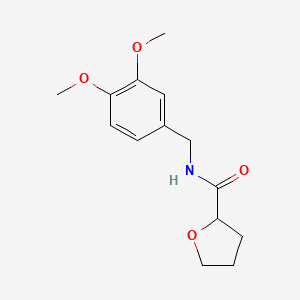 N-(3,4-dimethoxybenzyl)tetrahydro-2-furancarboxamide