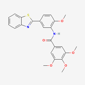 N-[5-(1,3-benzothiazol-2-yl)-2-methoxyphenyl]-3,4,5-trimethoxybenzamide