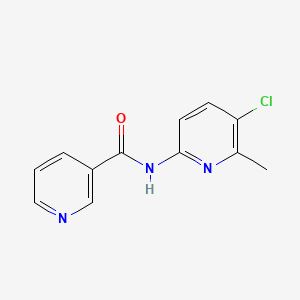 N-(5-chloro-6-methyl-2-pyridinyl)nicotinamide