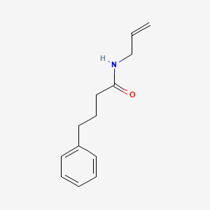 molecular formula C13H17NO B4593000 N-allyl-4-phenylbutanamide 