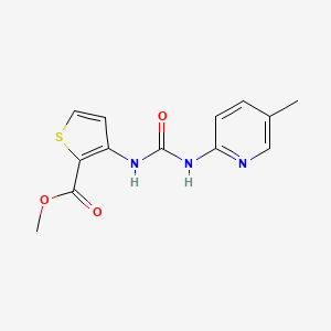 METHYL 3-({[(5-METHYL-2-PYRIDYL)AMINO]CARBONYL}AMINO)-2-THIOPHENECARBOXYLATE