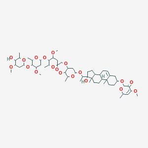 molecular formula C56H88O19 B045932 Periplocoside B CAS No. 115743-49-2