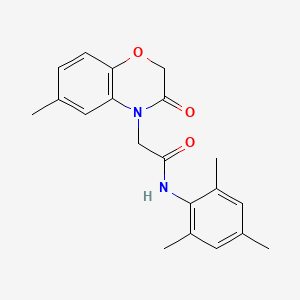 N-mesityl-2-(6-methyl-3-oxo-2,3-dihydro-4H-1,4-benzoxazin-4-yl)acetamide