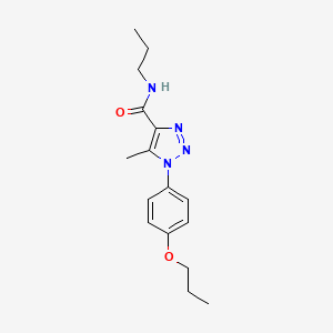 5-methyl-1-(4-propoxyphenyl)-N-propyl-1H-1,2,3-triazole-4-carboxamide