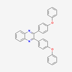 molecular formula C32H22N2O2 B4593525 2,3-bis(4-phenoxyphenyl)quinoxaline 