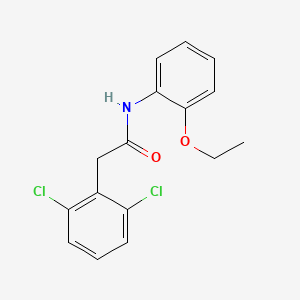 molecular formula C16H15Cl2NO2 B4593555 2-(2,6-dichlorophenyl)-N-(2-ethoxyphenyl)acetamide 