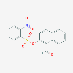 (1-Formylnaphthalen-2-yl) 2-nitrobenzenesulfonate