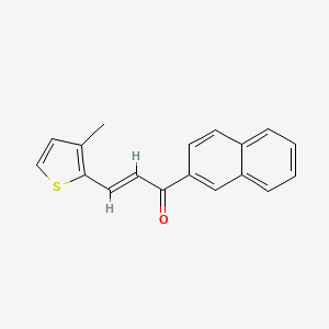 (E)-3-(3-METHYL-2-THIENYL)-1-(2-NAPHTHYL)-2-PROPEN-1-ONE