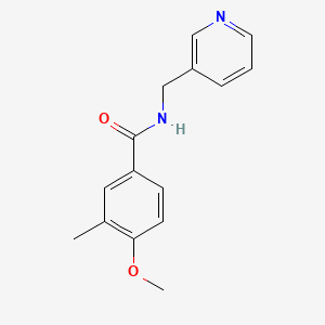 molecular formula C15H16N2O2 B4593978 4-methoxy-3-methyl-N-(pyridin-3-ylmethyl)benzamide 