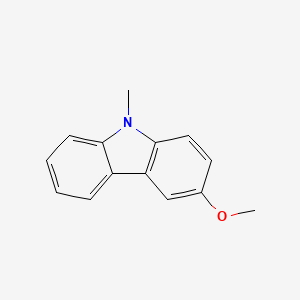 molecular formula C14H13NO B4594046 3-甲氧基-9-甲基-9H-咔唑 