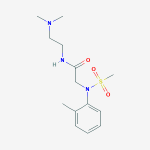 N~1~-[2-(dimethylamino)ethyl]-N~2~-(2-methylphenyl)-N~2~-(methylsulfonyl)glycinamide