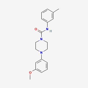 4-(3-methoxyphenyl)-N-(3-methylphenyl)piperazine-1-carboxamide