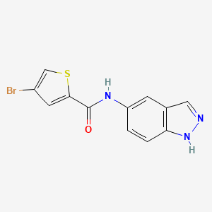 4-bromo-N-(1H-indazol-5-yl)thiophene-2-carboxamide