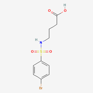 4-{[(4-bromophenyl)sulfonyl]amino}butanoic acid