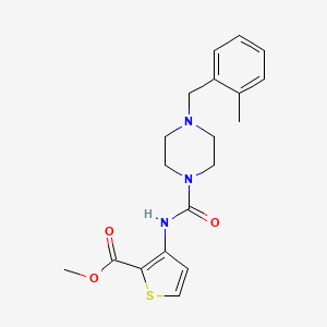 METHYL 3-({[4-(2-METHYLBENZYL)PIPERAZINO]CARBONYL}AMINO)-2-THIOPHENECARBOXYLATE