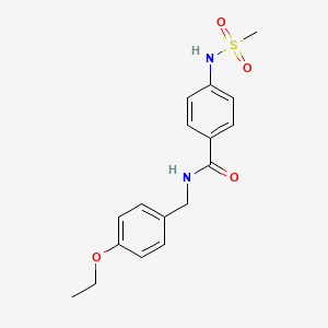 N-(4-ethoxybenzyl)-4-[(methylsulfonyl)amino]benzamide