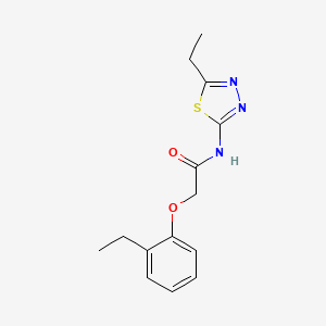 2-(2-ethylphenoxy)-N-(5-ethyl-1,3,4-thiadiazol-2-yl)acetamide