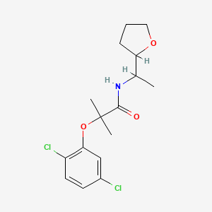 2-(2,5-dichlorophenoxy)-2-methyl-N-[1-(tetrahydro-2-furanyl)ethyl]propanamide