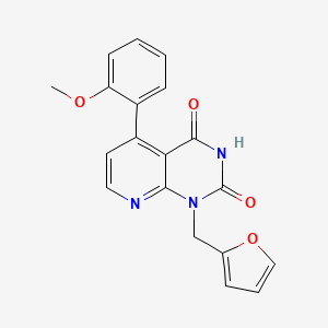 1-(furan-2-ylmethyl)-2-hydroxy-5-(2-methoxyphenyl)pyrido[2,3-d]pyrimidin-4(1H)-one