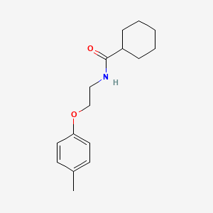 N-[2-(4-methylphenoxy)ethyl]cyclohexanecarboxamide